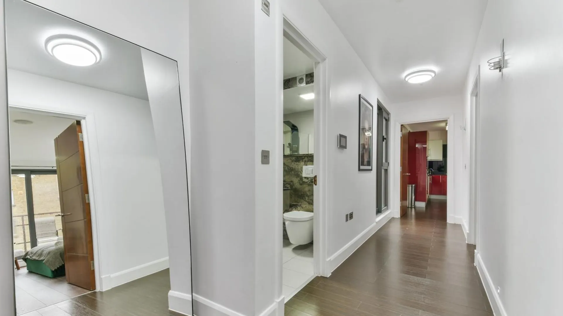 Appartement Large 2 Bed 2 Bath Flat With Patio, Canary Wharf Londen Verenigd Koninkrijk